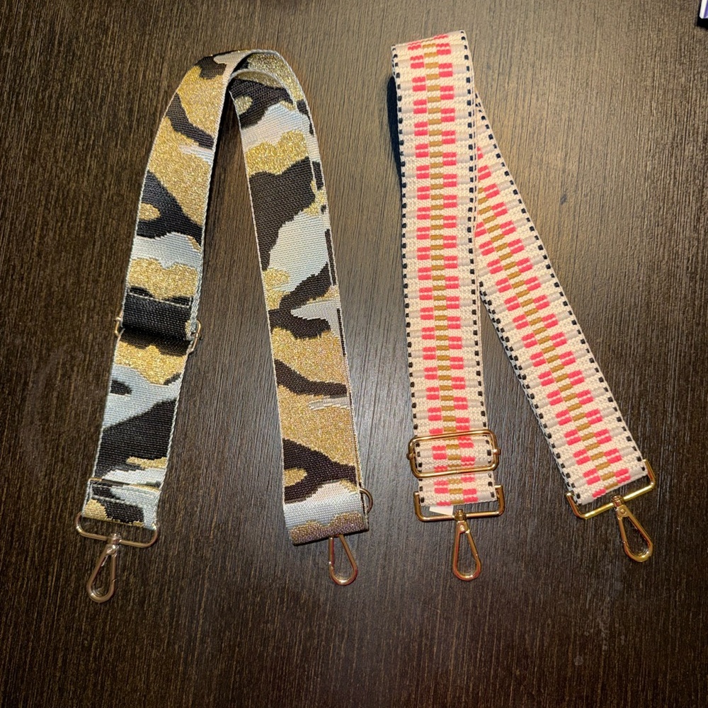 Camouflage and Pink Strap Set